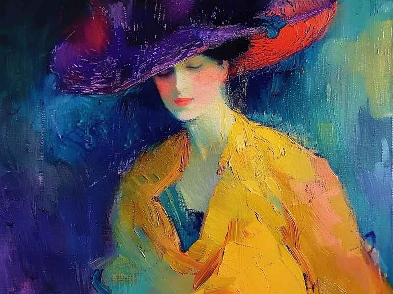 世界名画人物视频；世界名画人物视频素材