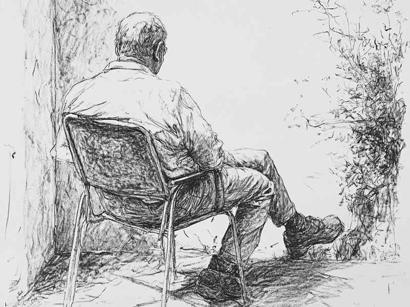 人物速写坐着的人、坐着的人物速写简单