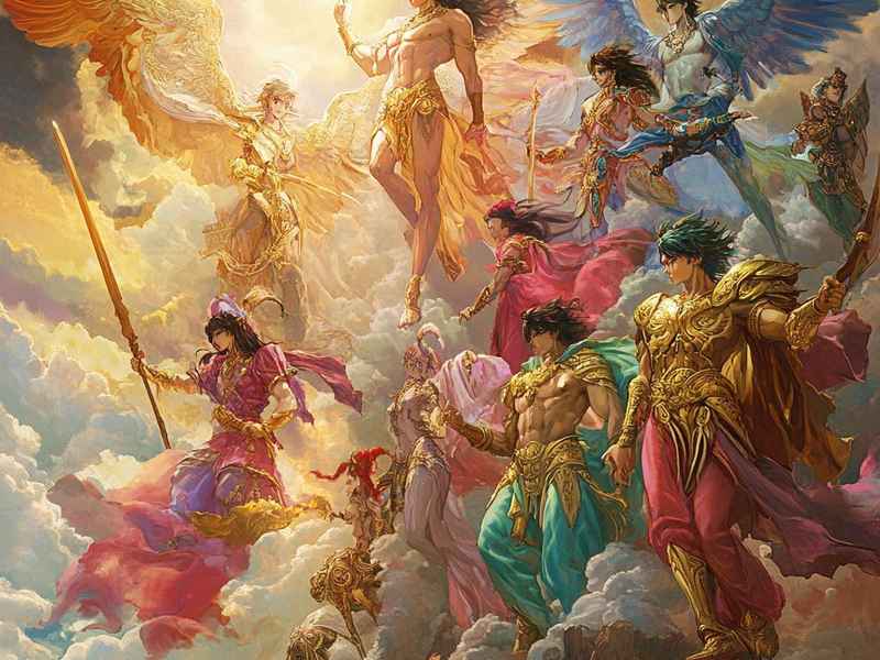 世界经典神话人物卡片，世界经典神话人物卡片制作