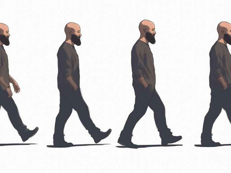 人物走路素材视频，人物走路视频素材