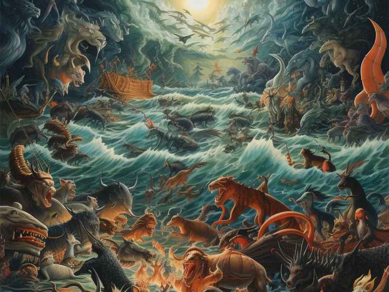 世界神话传说画报 - 《世界神话传说》手抄报怎么画