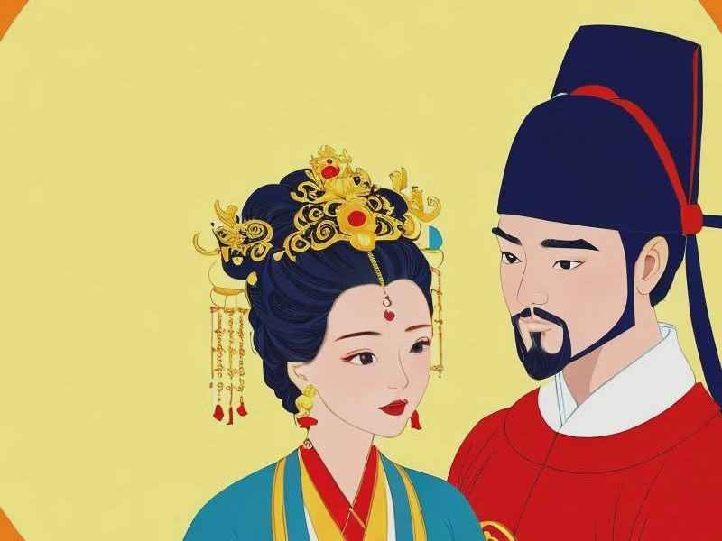 历史人物故事插画；历史人物故事插画图片