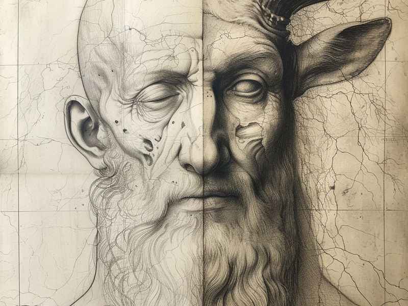 世界神话故事人物自画像（世界经典神话与传说故事人物简笔画）