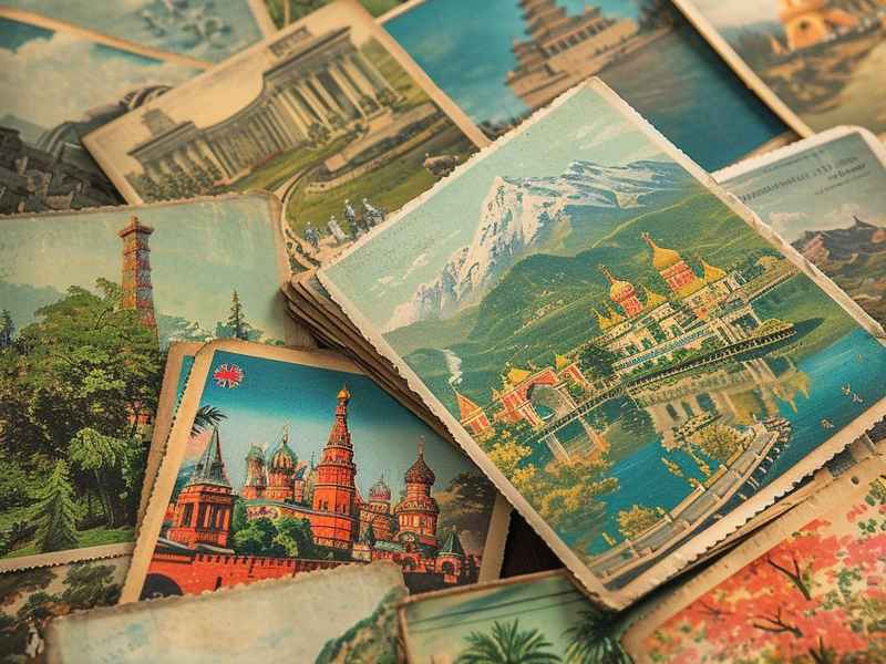 世界名胜古迹明信片，世界名胜古迹明信片图片大全