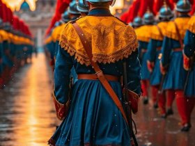 世界各国走路的姿势，各国士兵走路姿势