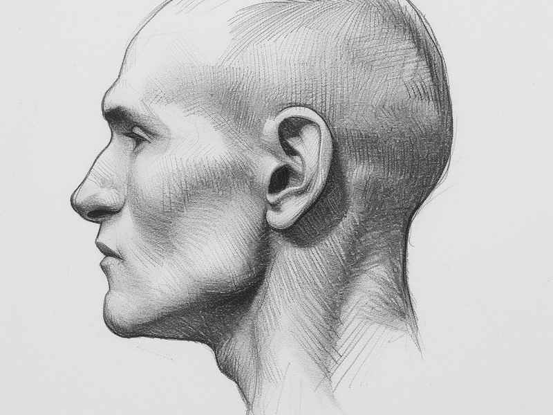 人物头部速写简单、人物头部速写图片简单
