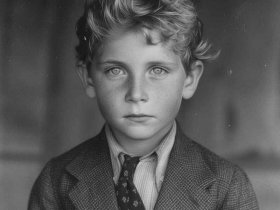 世界名人小时候照片；世界名人小时候照片图片