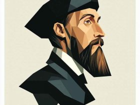 世界历史人物插画配色分析、世界历史人物插画配色分析图