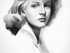 世界著名人像素描 世界著名人物素描作品