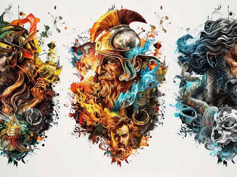 世界相似的神话人物、世界相似的神话人物图片