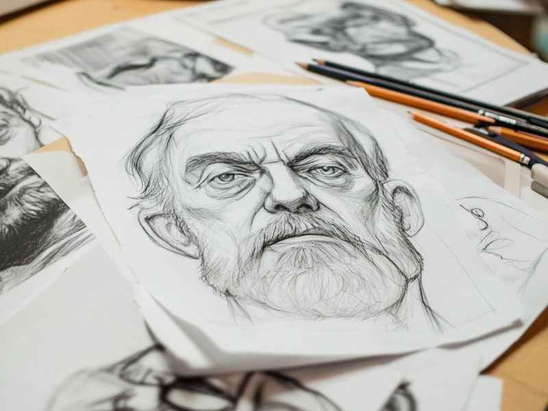 世界名人肖像速写 - 世界名人肖像速写图片