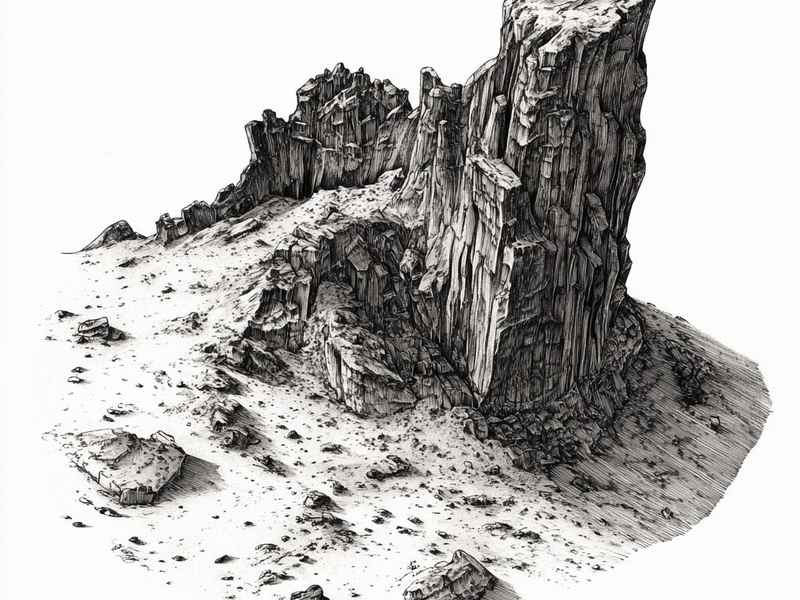 画奇石最简单的画法、画奇石最简单的画法图片