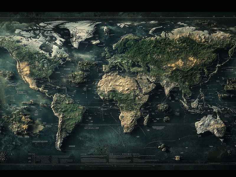 真正的世界地图 - 真正的世界地图是什么样的