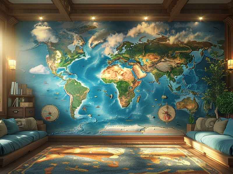 下载世界全景地图 世界地图全景图免费下载