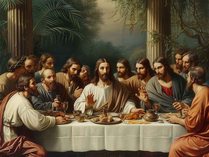 世界名画最后的晚餐的背景故事，世界名画最后的晚餐的背景故事是什么