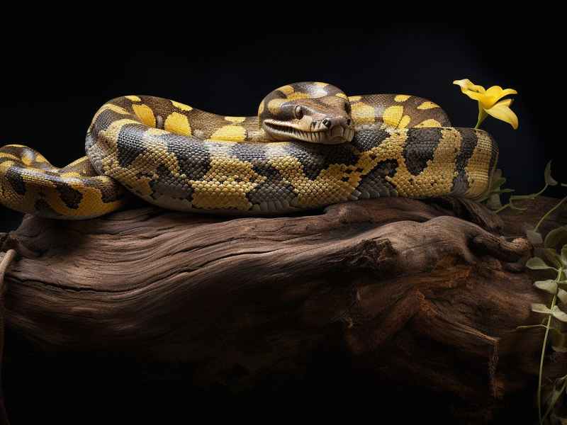 黄金蟒长什么样子？ 黄金蟒蛇长什么样子