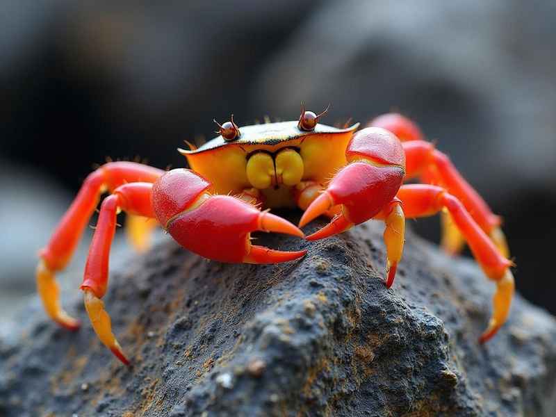 小螃蟹敲罐子的图片 小螃蟹敲罐子的图片可爱