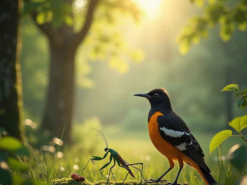 黄鹂捕捉食物的趣事 黄鹂捕捉食物的趣事怎么写