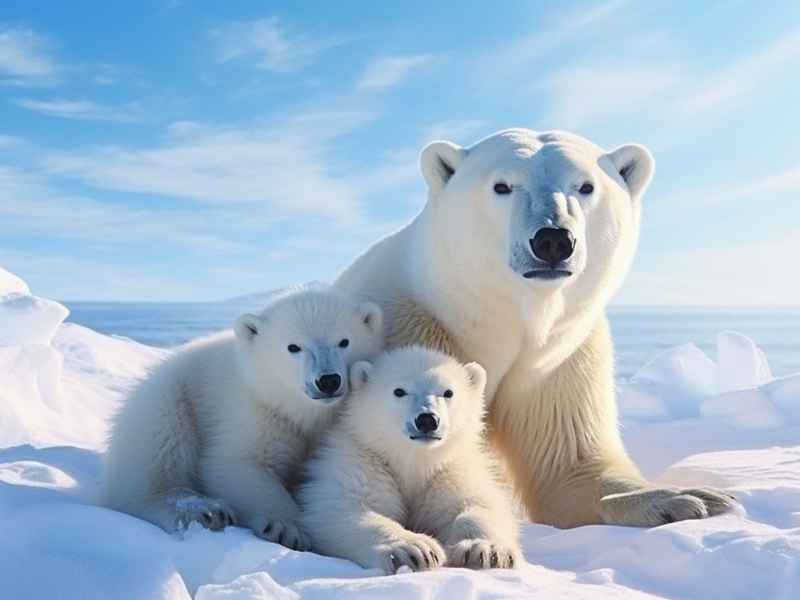 北极熊企鹅图片 - 北极熊企鹅图片大全