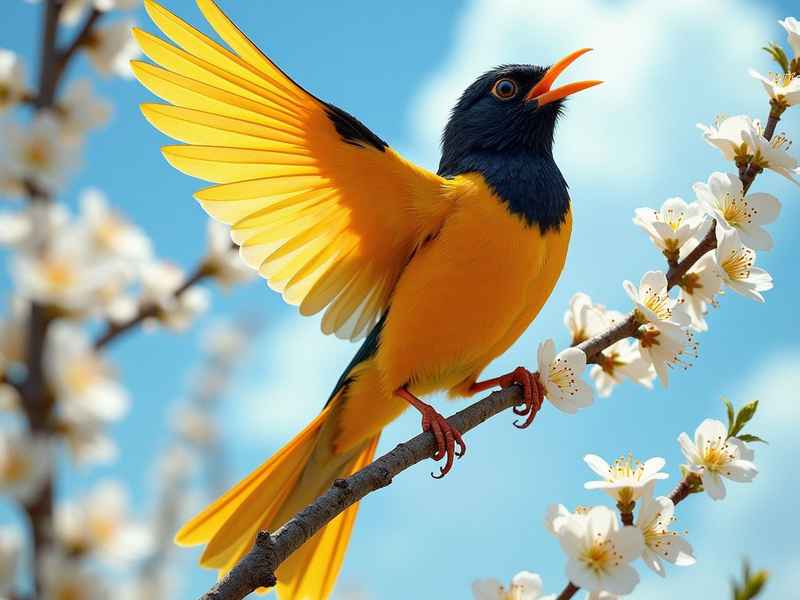 黄鹂捕捉食物的趣事 黄鹂捕捉食物的趣事怎么写