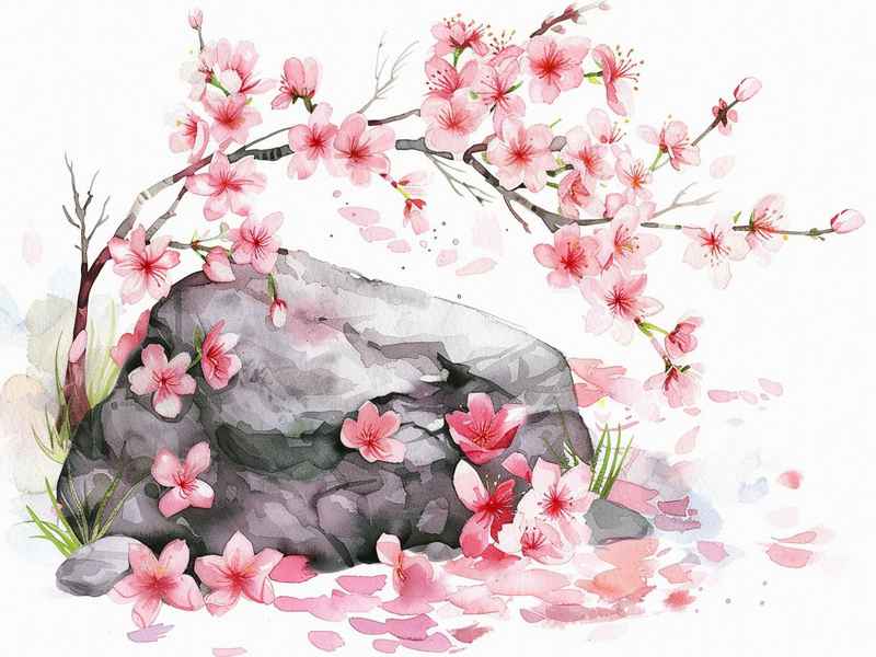 关于桃花有趣的故事简短；关于桃花有趣的故事简短50字