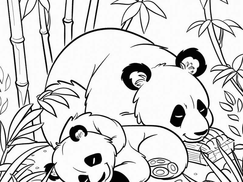 关于熊猫的奇闻趣事绘画（关于熊猫的奇闻趣事绘画图片）