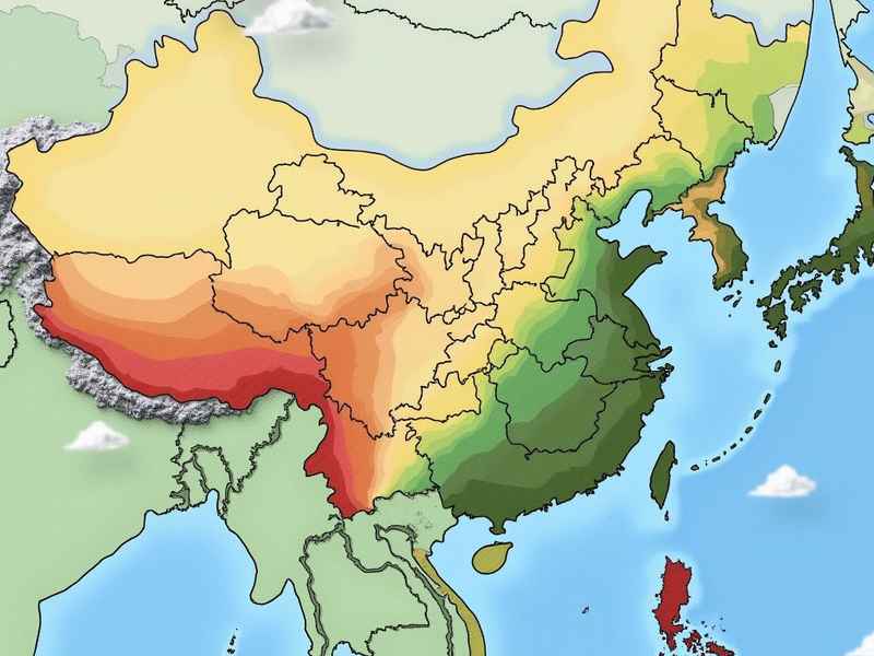 中国的气温与降水思维导图 - 中国的气温与降水思维导图地理