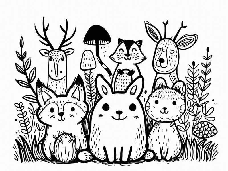 各种动物的家图片，各种动物的家图片简笔画