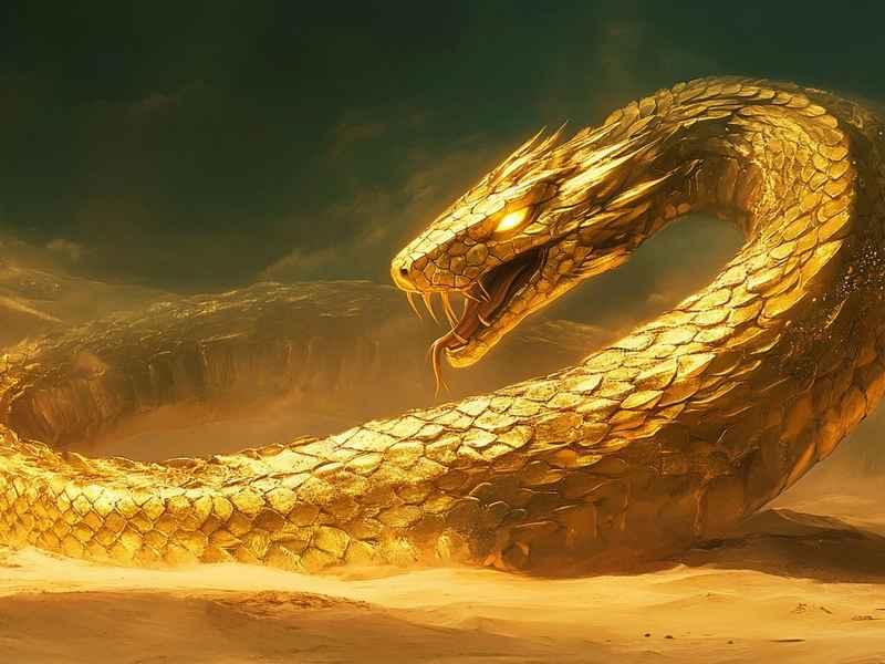 黄金蟒故事解说，黄金巨蟒的故事