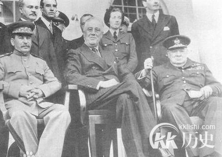 德黑兰会议-1943年上的德黑兰会议中 美 英 苏三巨头分别是谁？