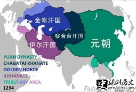 成吉思汗-蒙古“四大汗国”是哪四大 并非成吉思汗时代下的分封