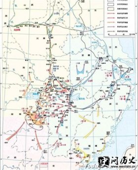 北伐战争-北伐战争的主战场在哪里？北伐战争线路图